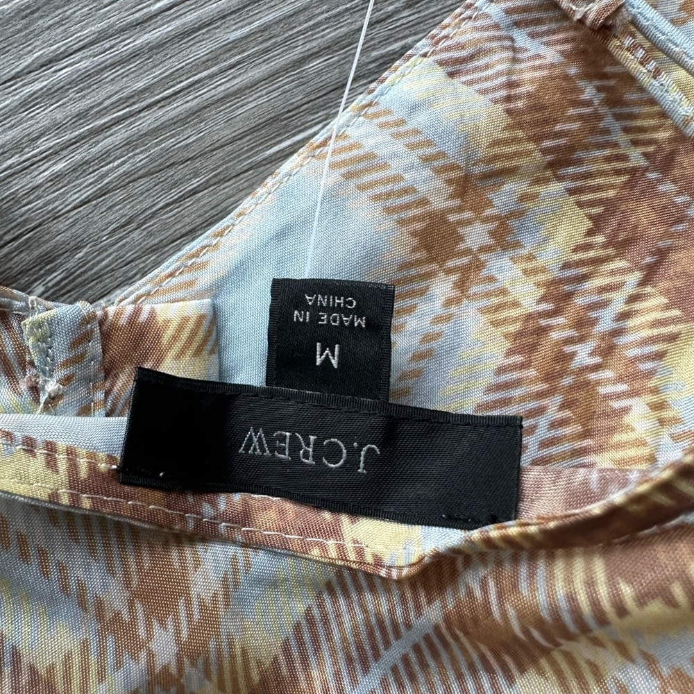 NWT J.Crew Button-front Camisole Top in Golden Hour Tartan - Picture 10 of 12